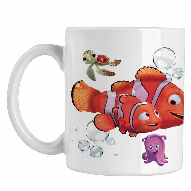 Casa si Gradina - Bucatarie si vesela - Cani si pahare - Cani si cesti - Cana Finding Nemo Ocean Marlin Peste Clovn CoolTrend, alba, 330ml - Infinity.ro