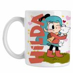 Casa si Gradina - Bucatarie si vesela - Cani si pahare - Cani si cesti - Cana Hilda Twig Hug White Fox Valentines Day, alba, 330ml - Infinity.ro