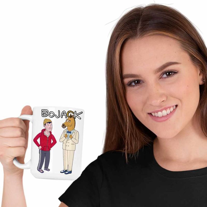 Casa si Gradina - Bucatarie si vesela - Cani si pahare - Cani si cesti - Cana BoJack Horseman Todd Chavez CoolTrend, alba, 330ml - Infinity.ro