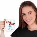 Casa si Gradina - Bucatarie si vesela - Cani si pahare - Cani si cesti - Cana Fnaf Stay Calm Run Five Nights at Freddy Horror Halloween CoolTrend, alba, 330ml - Infinity.ro