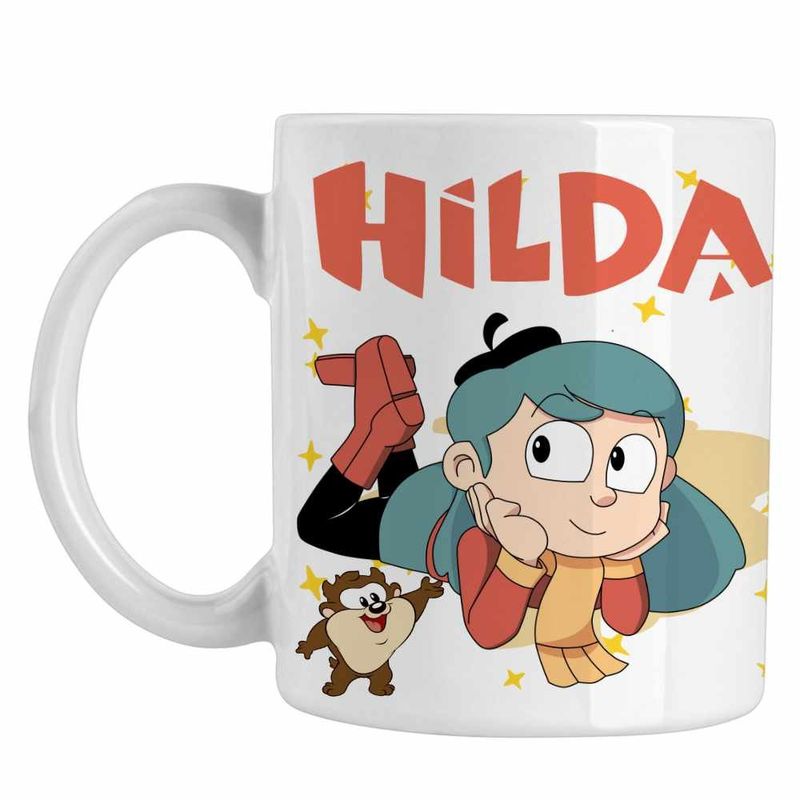 Casa si Gradina - Bucatarie si vesela - Cani si pahare - Cani si cesti - Cana Hilda Copilarie Netflix, alba, 330ml - Infinity.ro