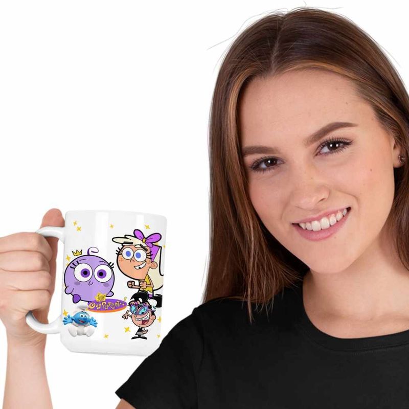 Casa si Gradina - Bucatarie si vesela - Cani si pahare - Cani si cesti - Cana Fairly Odd Parents Chloe Poof Nasii mei Vrajitori CoolTrend, alba, 330ml - Infinity.ro