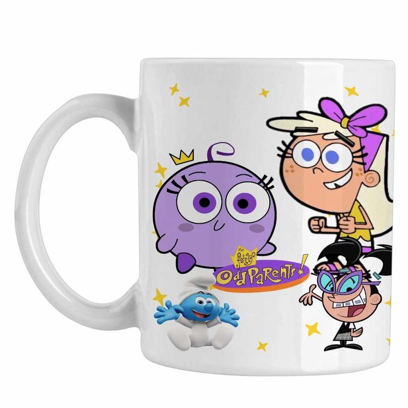 Casa si Gradina - Bucatarie si vesela - Cani si pahare - Cani si cesti - Cana Fairly Odd Parents Chloe Poof Nasii mei Vrajitori CoolTrend, alba, 330ml - Infinity.ro