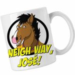 Casa si Gradina - Bucatarie si vesela - Cani si pahare - Cani si cesti - Cana BoJack Horseman Neigh Way Jose CoolTrend, alba, 330ml - Infinity.ro