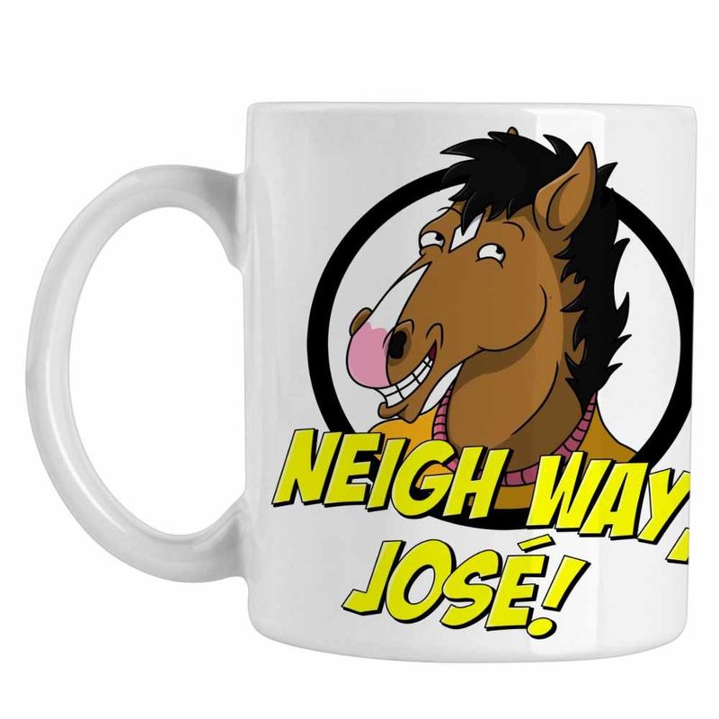 Casa si Gradina - Bucatarie si vesela - Cani si pahare - Cani si cesti - Cana BoJack Horseman Neigh Way Jose CoolTrend, alba, 330ml - Infinity.ro