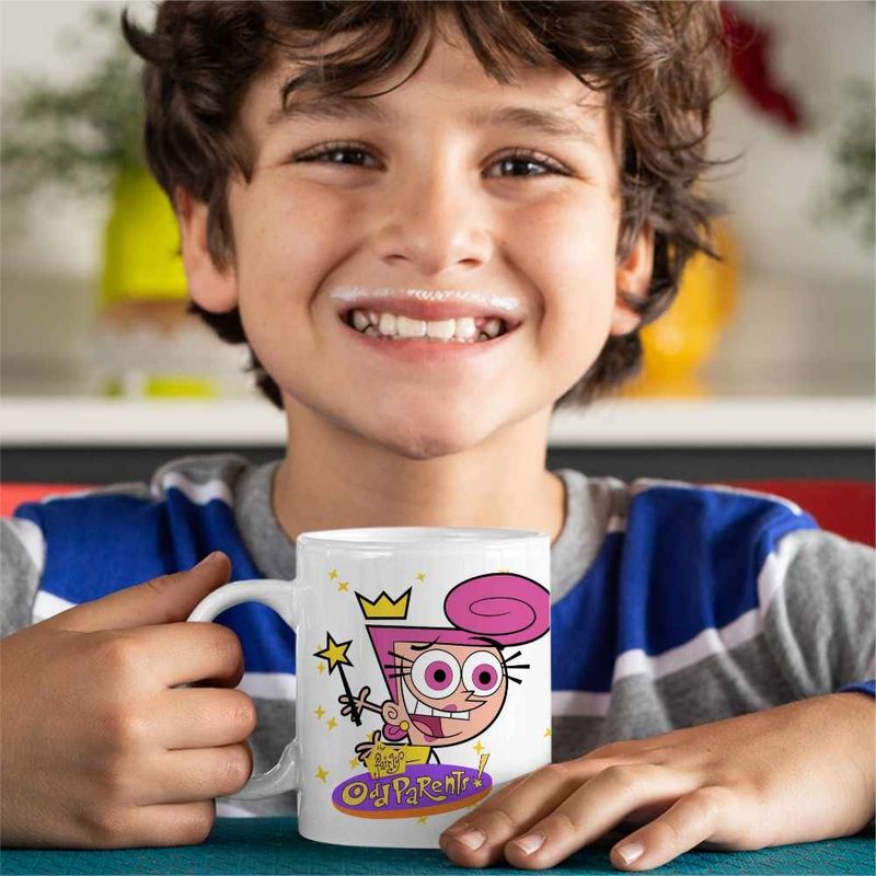 Casa si Gradina - Bucatarie si vesela - Cani si pahare - Cani si cesti - Cana Fairly Odd Parents Wanda Venus Nasii mei Vrajitori CoolTrend, alba, 330ml - Infinity.ro