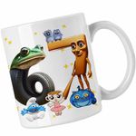 Casa si Gradina - Bucatarie si vesela - Cani si pahare - Cani si cesti - Cana Six Seven Tung Tung Sahur Italian Brainrot Meme CoolTrend, alba, 330ml - Infinity.ro
