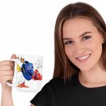 Casa si Gradina - Bucatarie si vesela - Cani si pahare - Cani si cesti - Cana Cautarea lui Nemo Dory Marlin Tata Viata Marina CoolTrend, alba, 330ml - Infinity.ro