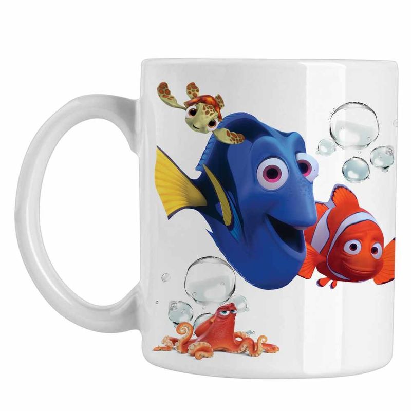 Casa si Gradina - Bucatarie si vesela - Cani si pahare - Cani si cesti - Cana Cautarea lui Nemo Dory Marlin Tata Viata Marina CoolTrend, alba, 330ml - Infinity.ro
