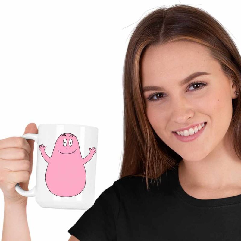 Casa si Gradina - Bucatarie si vesela - Cani si pahare - Cani si cesti - Cana Barbapapa Desene Animate, CoolTrend, alba, 330ml - Infinity.ro