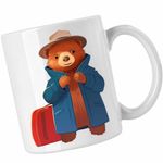 Casa si Gradina - Bucatarie si vesela - Cani si pahare - Cani si cesti - Cana Paddington Urs America de sud Excursie, CoolTrend, alba, 330ml - Infinity.ro