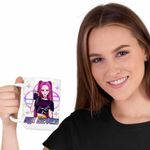 Casa si Gradina - Bucatarie si vesela - Cani si pahare - Cani si cesti - Cana Six Seven Huntrix Mira 67 Saja Boys CoolTrend, alba, 330ml - Infinity.ro