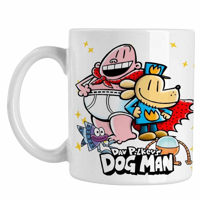 Casa si Gradina - Bucatarie si vesela - Cani si pahare - Cani si cesti - Cana Dog Man Aventurile Capitanului Chilot Underpants CoolTrend, alba, 330ml - Infinity.ro