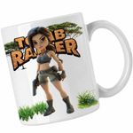 Casa si Gradina - Bucatarie si vesela - Cani si pahare - Cani si cesti - Cana Tomb Raider Indiana Jones Lara Croft Soldat CoolTrend, alba, 330ml - Infinity.ro