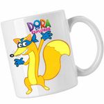 Casa si Gradina - Bucatarie si vesela - Cani si pahare - Cani si cesti - Cana Dora Exploratoarea Swiper Hotomanul, CoolTrend, alba, 330ml - Infinity.ro