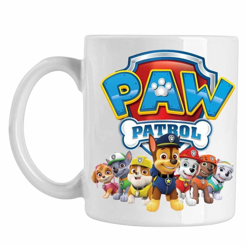Casa si Gradina - Bucatarie si vesela - Cani si pahare - Cani si cesti - Cana Paw Patrol Dream Team Patrula Catelusilor, CoolTrend, alba, 330ml - Infinity.ro