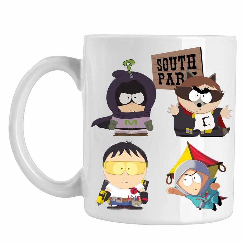 Casa si Gradina - Bucatarie si vesela - Cani si pahare - Cani si cesti - Cana South Park Super Hero Alter-Ego Actiune , CoolTrend, alba, 330ml - Infinity.ro