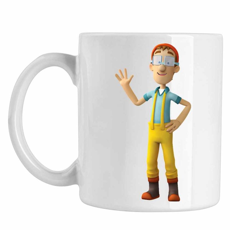Casa si Gradina - Bucatarie si vesela - Cani si pahare - Cani si cesti - Cana Paw Patrol Captain Turbot Patrula Catelusilor, CoolTrend, alba, 330ml - Infinity.ro