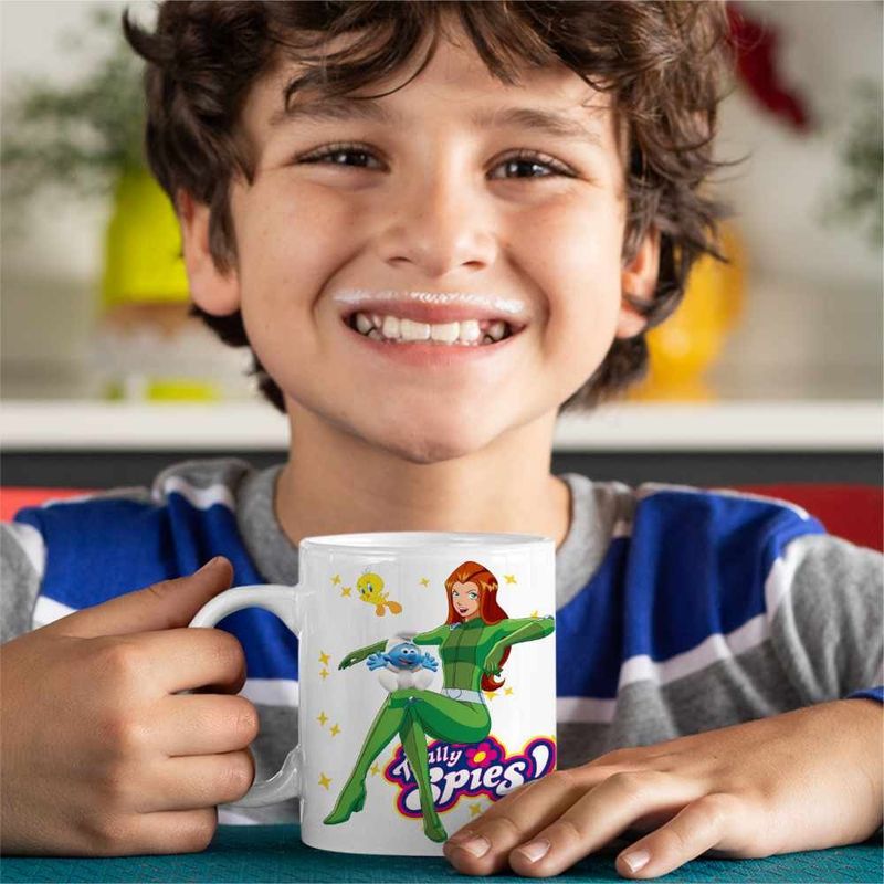 Casa si Gradina - Bucatarie si vesela - Cani si pahare - Cani si cesti - Cana Spioanele Sam Totally Spies CoolTrend, alba, 330ml - Infinity.ro