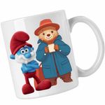 Casa si Gradina - Bucatarie si vesela - Cani si pahare - Cani si cesti - Cana Paddington Papa Strumf, CoolTrend, alba, 330ml - Infinity.ro