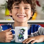 Casa si Gradina - Bucatarie si vesela - Cani si pahare - Cani si cesti - Cana Paw Patrol Rocky Patrula Catelusilor Pompier, CoolTrend, alba, 330ml - Infinity.ro