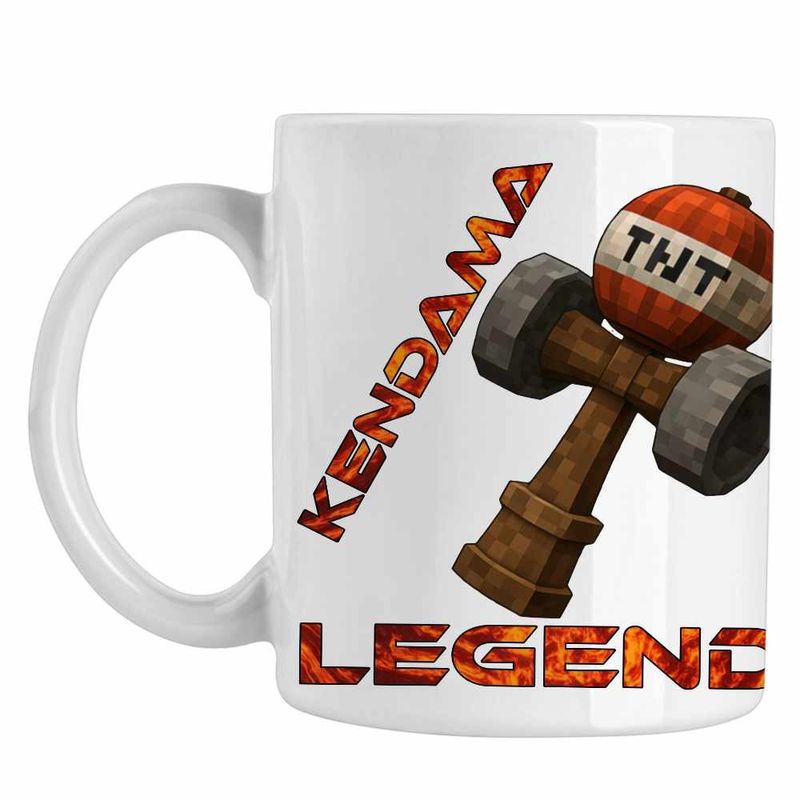 Casa si Gradina - Bucatarie si vesela - Cani si pahare - Cani si cesti - Cana Kendama Legend Minecraft TNT Mod Plugin CoolTrend, alba, 330ml - Infinity.ro