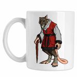 Casa si Gradina - Bucatarie si vesela - Cani si pahare - Cani si cesti - Cana Testoasele Ninja Sensei Master Splinter Sobolan Batran, CoolTrend, alba, 330ml - Infinity.ro