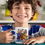 Casa si Gradina - Bucatarie si vesela - Cani si pahare - Cani si cesti - Cana Fnaf Saja Boys Huntrix Five Nights at Freddy Horror Halloween CoolTrend, alba, 330ml - Infinity.ro