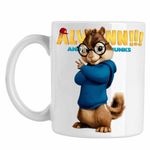Casa si Gradina - Bucatarie si vesela - Cani si pahare - Cani si cesti - Cana Simon Alvin Alvinnn Veverita, CoolTrend, alba, 330ml - Infinity.ro