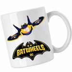 Casa si Gradina - Bucatarie si vesela - Cani si pahare - Cani si cesti - Cana Batwheels Batwing Batroti Jet Batman, CoolTrend, alba, 330ml - Infinity.ro