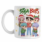 Casa si Gradina - Bucatarie si vesela - Cani si pahare - Cani si cesti - Cana Huntrix Saja Boys Craciun Kpop CoolTrend, alba, 330ml - Infinity.ro