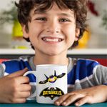 Casa si Gradina - Bucatarie si vesela - Cani si pahare - Cani si cesti - Cana Batwheels Batwing Batroti Jet Batman, CoolTrend, alba, 330ml - Infinity.ro