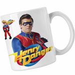 Casa si Gradina - Bucatarie si vesela - Cani si pahare - Cani si cesti - Cana Henry Danger Actiune, CoolTrend, alba, 330ml - Infinity.ro