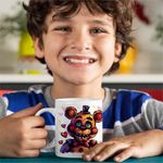 Casa si Gradina - Bucatarie si vesela - Cani si pahare - Cani si cesti - Cana Fnaf Valentines Day Dragobete Five Nights at Freddy Horror Halloween CoolTrend, alba, 330ml - Infinity.ro