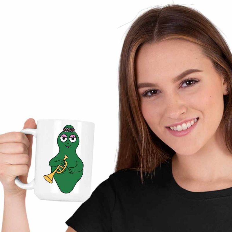 Casa si Gradina - Bucatarie si vesela - Cani si pahare - Cani si cesti - Cana Barbalala Barbapapa Musician, CoolTrend, alba, 330ml - Infinity.ro