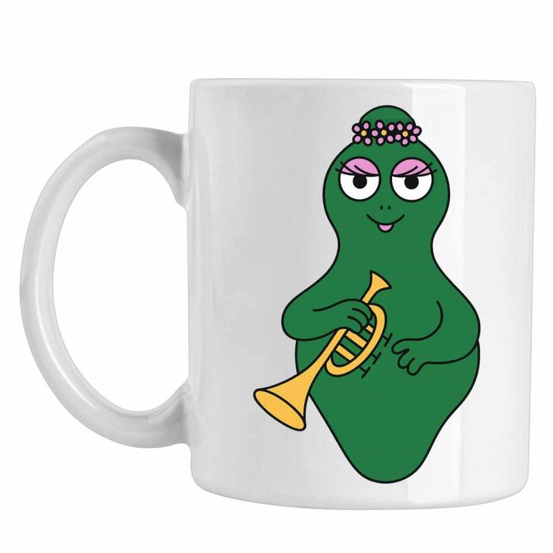 Casa si Gradina - Bucatarie si vesela - Cani si pahare - Cani si cesti - Cana Barbalala Barbapapa Musician, CoolTrend, alba, 330ml - Infinity.ro