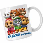 Casa si Gradina - Bucatarie si vesela - Cani si pahare - Cani si cesti - Cana Paw Patrol Cat Pack Patrula Catelusilor, CoolTrend, alba, 330ml - Infinity.ro