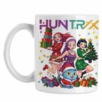 Casa si Gradina - Bucatarie si vesela - Cani si pahare - Cani si cesti - Cana Huntrix Kpop Craciun CoolTrend, alba, 330ml - Infinity.ro
