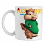 Casa si Gradina - Bucatarie si vesela - Cani si pahare - Cani si cesti - Cana Theodore Alvin Teodor Veveritele, CoolTrend, alba, 330ml - Infinity.ro