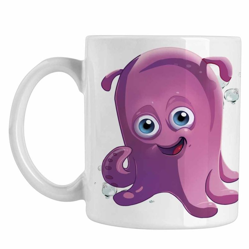 Casa si Gradina - Bucatarie si vesela - Cani si pahare - Cani si cesti - Cana Finding Nemo Caracatita Pearl Viata Marina Ocean CoolTrend, alba, 330ml - Infinity.ro