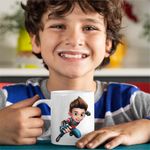 Casa si Gradina - Bucatarie si vesela - Cani si pahare - Cani si cesti - Cana Paw Patrol Ryder Patrula Catelusilor Politist, CoolTrend, alba, 330ml - Infinity.ro