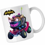 Casa si Gradina - Bucatarie si vesela - Cani si pahare - Cani si cesti - Cana Batwheels Jestah Batroti ATV Hiena Harley Quinn, CoolTrend, alba, 330ml - Infinity.ro