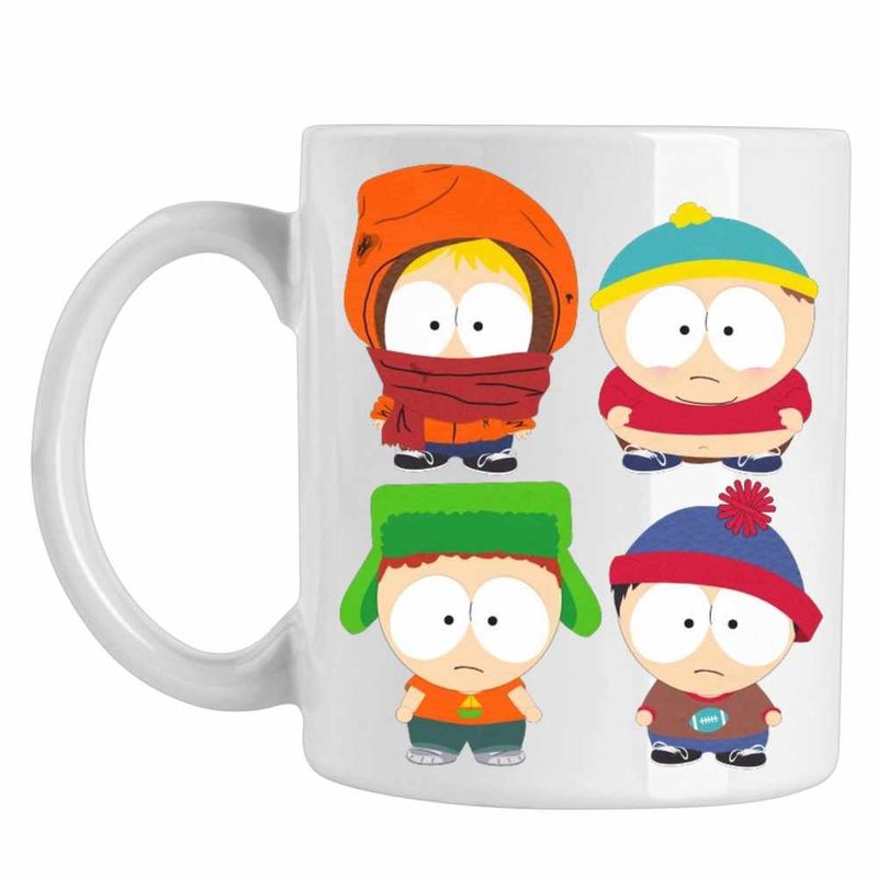 Casa si Gradina - Bucatarie si vesela - Cani si pahare - Cani si cesti - Cana South Park Gradinita Prescolari, CoolTrend, alba, 330ml - Infinity.ro
