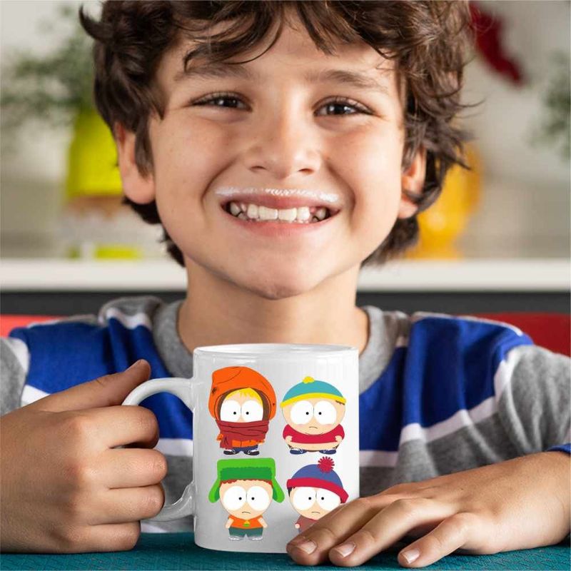Casa si Gradina - Bucatarie si vesela - Cani si pahare - Cani si cesti - Cana South Park Gradinita Prescolari, CoolTrend, alba, 330ml - Infinity.ro