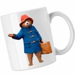 Casa si Gradina - Bucatarie si vesela - Cani si pahare - Cani si cesti - Cana Paddington Valiza Urs, CoolTrend, alba, 330ml - Infinity.ro