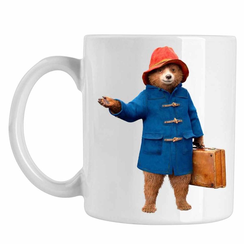 Casa si Gradina - Bucatarie si vesela - Cani si pahare - Cani si cesti - Cana Paddington Valiza Urs, CoolTrend, alba, 330ml - Infinity.ro