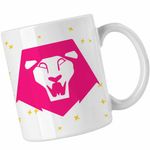 Casa si Gradina - Bucatarie si vesela - Cani si pahare - Cani si cesti - Cana Huntrix Saja Boys Logo Simbol Kpop CoolTrend, alba, 330ml - Infinity.ro