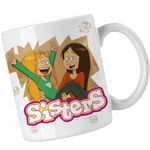 Casa si Gradina - Bucatarie si vesela - Cani si pahare - Cani si cesti - Cana Surorile Vacanta The Sisters Wendy, CoolTrend, alba, 330ml - Infinity.ro