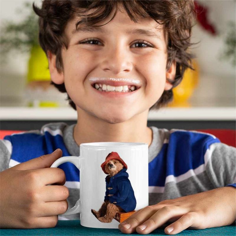 Casa si Gradina - Bucatarie si vesela - Cani si pahare - Cani si cesti - Cana Paddington Urs Politicos, CoolTrend, alba, 330ml - Infinity.ro