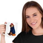 Casa si Gradina - Bucatarie si vesela - Cani si pahare - Cani si cesti - Cana Paddington Urs Politicos, CoolTrend, alba, 330ml - Infinity.ro